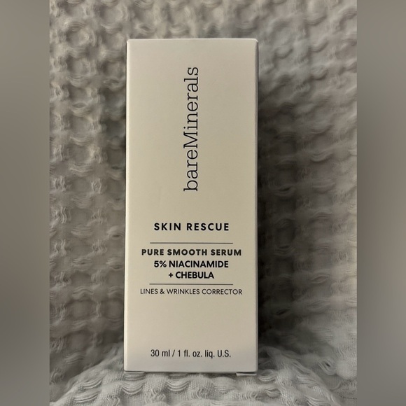 Bare Minerals Skin Rescue Pure Smooth Serum $65 Wrinkles Corrector 1fl oz - Picture 1 of 4